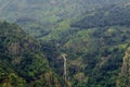 Catherine waterfalls and scenic landscape of nilgiri mountains Royalty Free Stock Photo