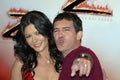 Catherine Zeta-Jones, Antonio Banderas Royalty Free Stock Photo