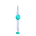 Catheter needle icon, cartoon style Royalty Free Stock Photo