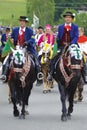 Catholic bishop on horse