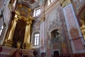 The Catholic Cathedral of the Assumption of the Virgin Mary and St. Stanislav in Mogilev. Belarus. The interior and exterior of