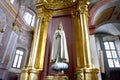 The Catholic Cathedral of the Assumption of the Virgin Mary and St. Stanislav in Mogilev. Belarus. The interior and exterior of