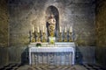 Catholic cathedral interior. Salon de Provence. Royalty Free Stock Photo