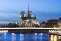 The catholic cathedral Notre Dame, Paris, France. Royalty Free Stock Photo