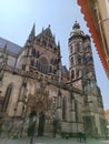 Catholic cathedral of Saint Elizabeth of Hungary in Kosice Slovakia Royalty Free Stock Photo