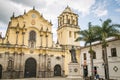 Catholic cathedral in white city popayan colombia south america