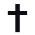  Christian cross symbol, Jesus Christ, peace sign icon with white background.