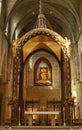 Catholic Church alter before the wedding.