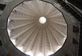 The Dome. Catholic church of the Annunciation in Nazareth, Izrael. Indoor, artistic and architecture detail