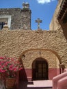 Catholic Church Courtyard Royalty Free Stock Photo