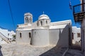 Catholic church in the fortress in Chora town, Naxos Island, Greece Royalty Free Stock Photo