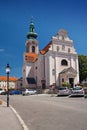 Catholic church in Hainburg Royalty Free Stock Photo