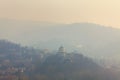 Catholic church on the hill Royalty Free Stock Photo