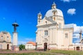 Catholic church of the Holy Trinity. Liskiava. Lithuania Royalty Free Stock Photo