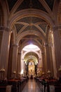 Catholic church interior Royalty Free Stock Photo