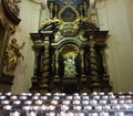 Catholic church interior details Royalty Free Stock Photo