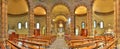 Catholic church interior view. Alba, Italy. Royalty Free Stock Photo