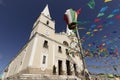 Catholic church - June Festival in Ceara-Mirim, RN, Brazil Royalty Free Stock Photo