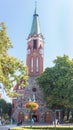 The Catholic church of Saint George in Sopot, Poland. Royalty Free Stock Photo