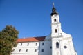 Catholic church of the Saints Philip and James of Vukovar, a baroque landmark, also called katolica crkva svetih Filipa i Jakova Royalty Free Stock Photo