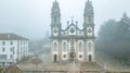 Catholic Church Sanctuary of Nossa Senhora dos RemÃÂ©dios in the fog