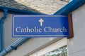 Catholic Church Sign Royalty Free Stock Photo