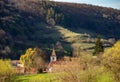 Catholic church in a small Saxon village in Transylvania