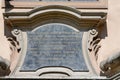 Catholic church of St. Anne. Bas-reliefs of angels above the side entrances. Krakow. Poland