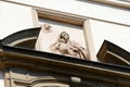 Catholic church of St. Anne. Bas-reliefs of angels above the side entrances. Krakow. Poland