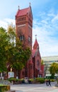 Catholic church of St. Simeon and St. Helena (Red Catholic Church), Minsk, Belarus