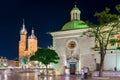 Catholic Church of St. Wojcax on KrakÃÂ³w Square Royalty Free Stock Photo