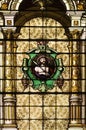 Catholic Church Stained Windows Royalty Free Stock Photo