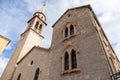 Catholic church of Sveti Ivan also know as St. John the baptist in Budva, Montenegro Royalty Free Stock Photo