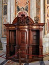 Catholic confession booth