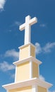 Catholic cross, religious symbol. Royalty Free Stock Photo