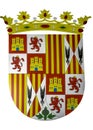 Catholic Monarchs Coat-of-Arms Royalty Free Stock Photo