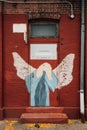 Catholic mural in Brooklyn, New York City Royalty Free Stock Photo