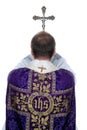 Catholic priests pray Royalty Free Stock Photo