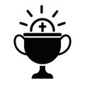 catholic religion chalice silhouette