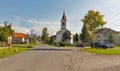 Catholic rural church in Liptovsky Trnovec, Slovakia.