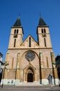 Catholic Sacred Heart Cathedral in Old Sarajevo town Bosnia Hercegovina