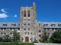 Catholic School and convent with distinctive gothic architecture.