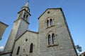 St. Ivan church in old town in Budva, Montenegro.