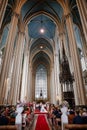 Catholic wedding ceremony