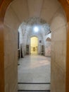 The Catholic Wedding Church basement museum, Kafr Kanna, Israel Royalty Free Stock Photo