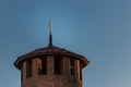 Catholics Cross on steeple