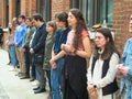 Catholics praying outside Abortion Mill