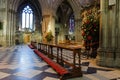 Cathredral interior in Worcester, UK. Royalty Free Stock Photo