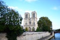 CathÃÂ©drale Notre Dame Paris Sunny Day Royalty Free Stock Photo