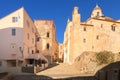 CathÃÂ©drale St-Jean-Baptiste in the citadel at Calvi, Corsica Royalty Free Stock Photo